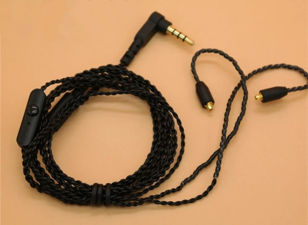 Сменный обновленный аудиокабель кабель с микрофоном для Shure SE 215 425 535 846 Special Edition