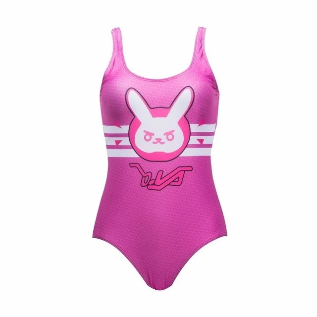 Новая сексуальная игра OW D. VA Косплей Костюм Dva Mercy sukummizu спандекс аниме купальник