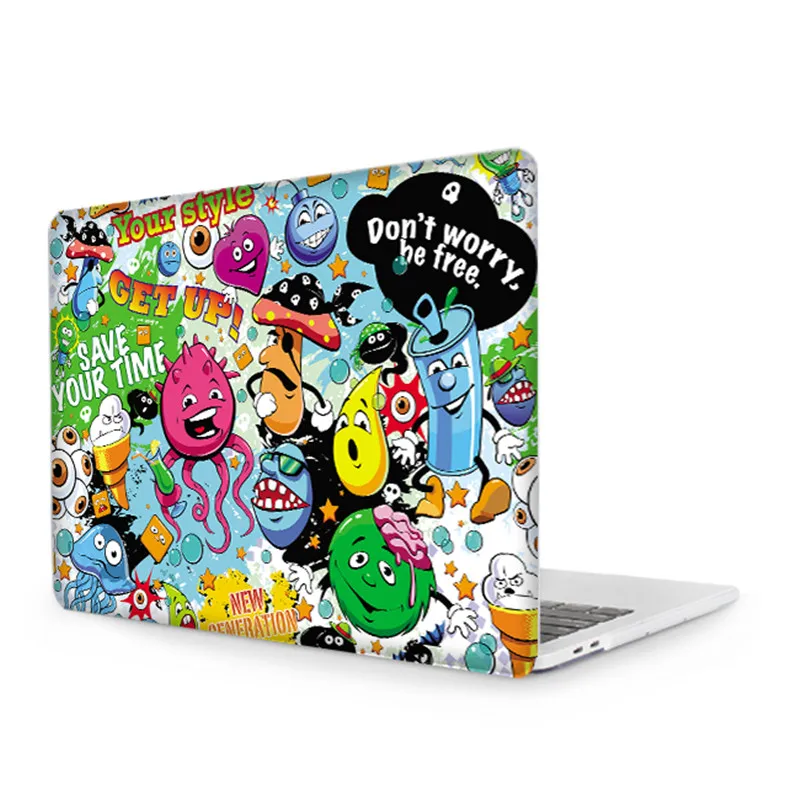 Sanmubaba Case For Macbook Air Pro Retina 11 12 13 15 inch With Touch Bar Hard Cover Custom Design Laptop Case Sleeve A2159 - Color: MC19