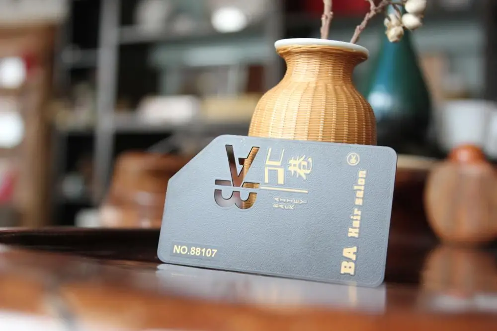 Black Metal карт VIP нержавеющая сталь матовый металл бизнес card8 | Канцтовары для офиса и