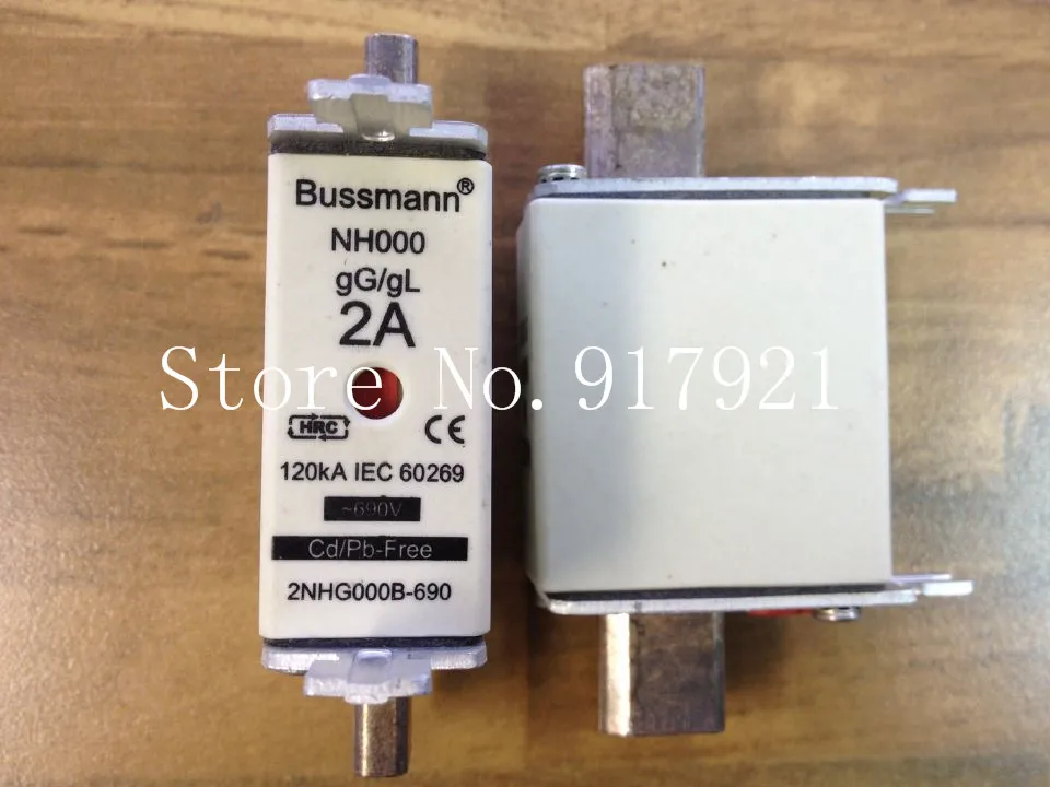 

[ZOB] The United States Bussmann 2NHG000B-690 NH000 2A690V BUSS fuse fuse --5PCS/LOT