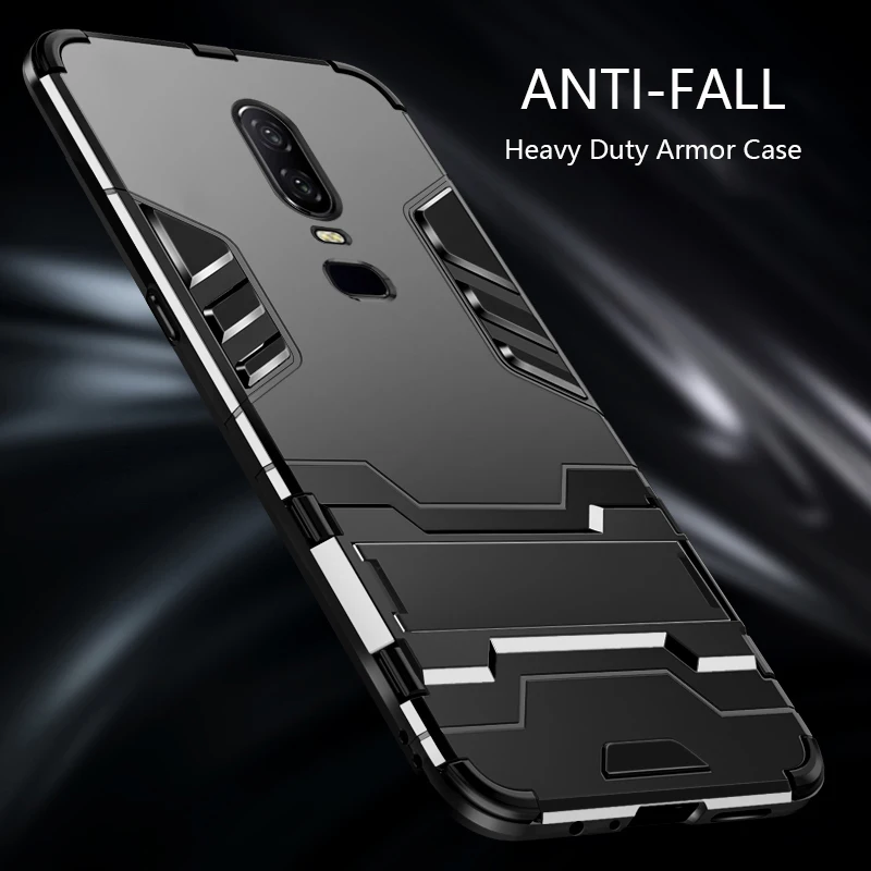 Противоударный чехол для Oneplus 7t 6 t роскошный армированный жесткий телефона с