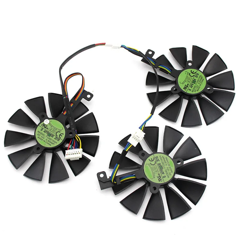 Охлаждающий вентилятор для видеокарты Asus ROG STRIX GTX 2060 2070 кулер процессора