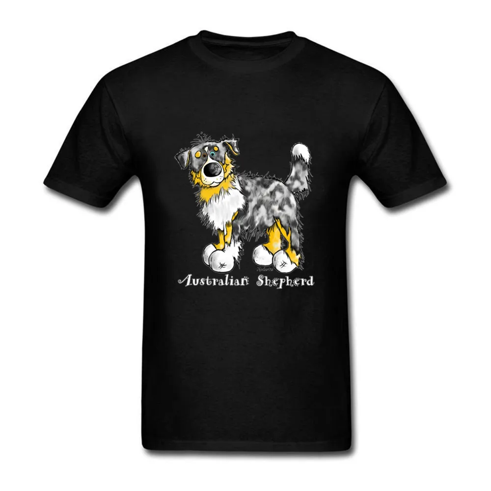 Австралийская овчарка футболки персонализированная печать тенденция футболка