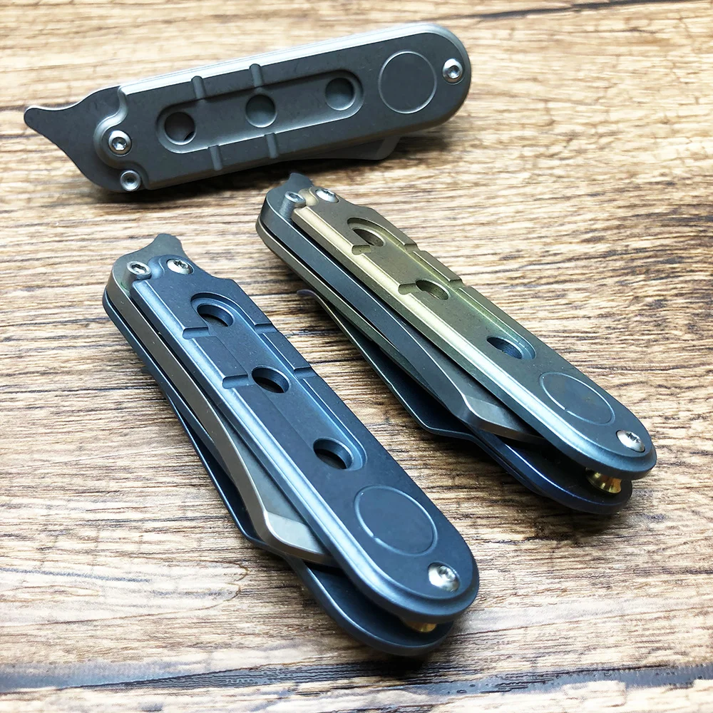 Bean S35VN лезвие титановая ручка складные ножи Мини Мясник выживания SR карманная цепочка для ключей кемпинг охотничий нож ИНСТРУМЕНТЫ EDC
