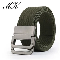 maikun nylon belts for men army tactical mens belt double rappelling buckle belt