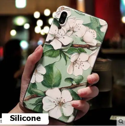 Чехол для Xiaomi Mi 8 силиконовый 3D рельефный роскошный мягкий чехол из ТПУ с рисунком