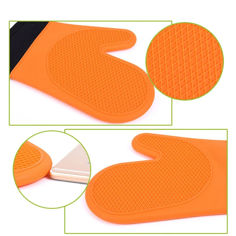 1 шт. Силиконовые Прихватки для микроволновой печи|Перчатки и рукава духовки| |