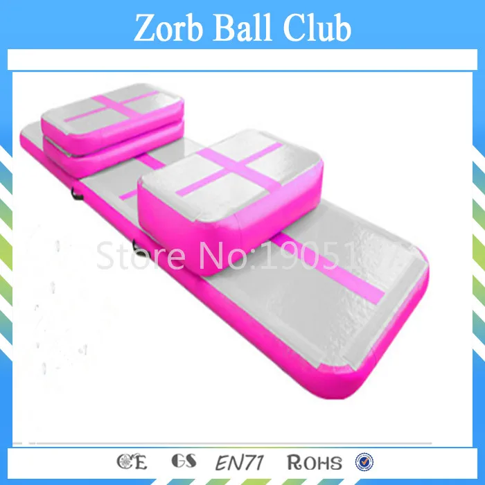 Бесплатная доставка 5 м розовая надувная дешевая фотодорожка для тренажерного