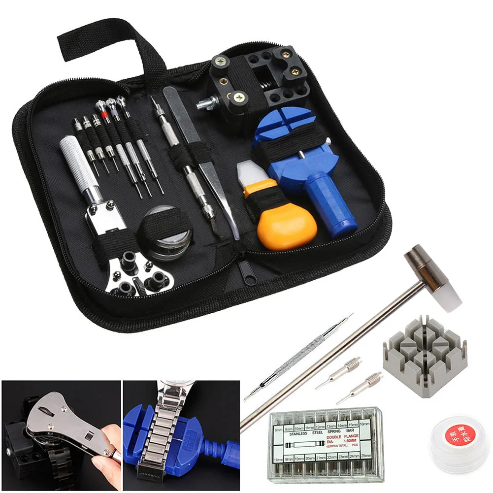 Complete Watch Repair Tools Set for Battery Change Case Opener Band Link MDJ998 | Инструменты