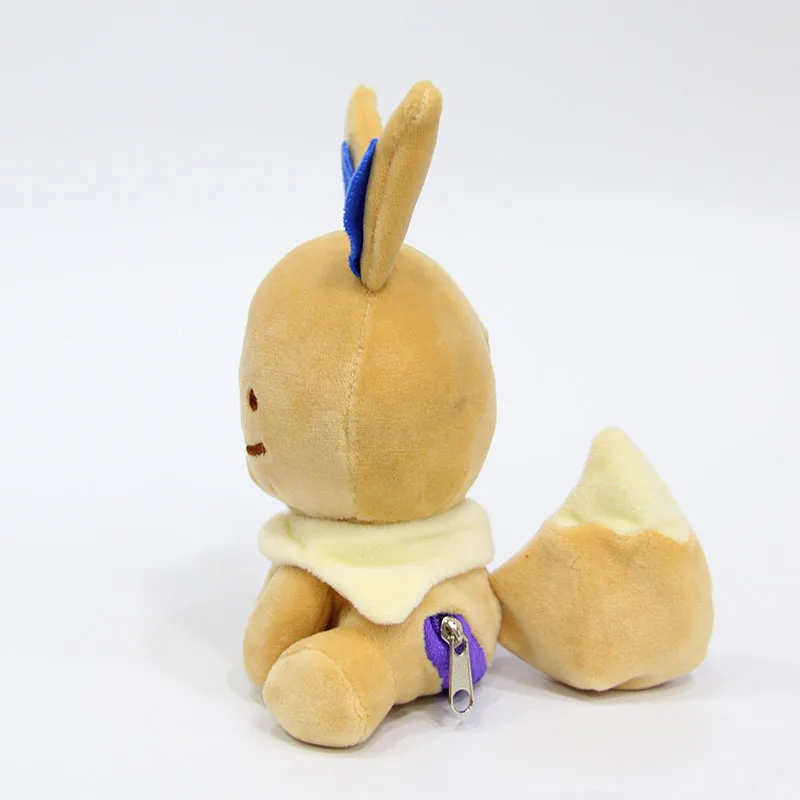 TAKARA TOMY POKEMON 12 см Аниме Мягкие плюшевые игрушки Ditto изменить на Eevee evelelution двухсторонняя форма сменный маленький кулон