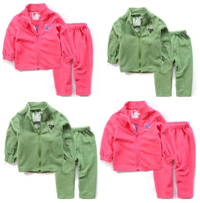 Детский костюм комплект одежды с подкладкой из флиса для мальчиков и девочек