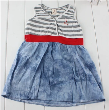 2015 новое летнее Хлопковое платье в британском стиле для маленьких девочек 1