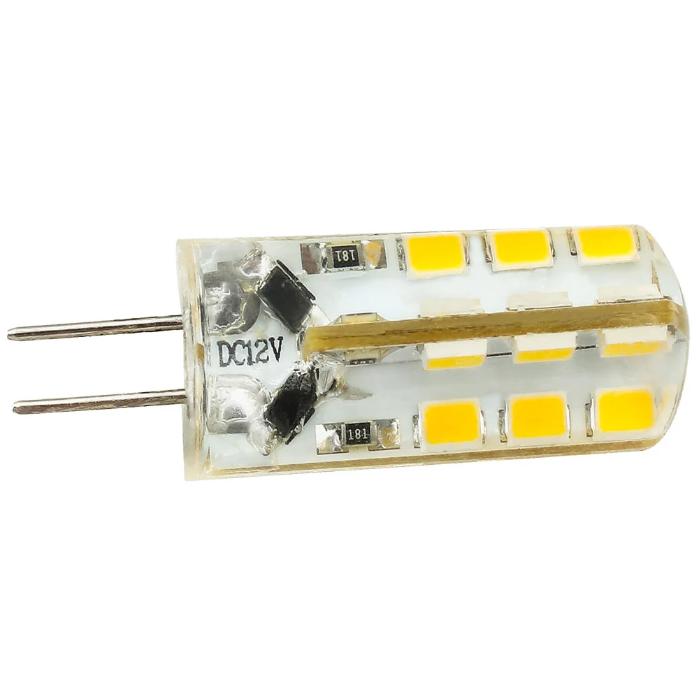 1 упаковка G4 лампы 24 SMD 2835 супер яркий светодиодный светильник AC/DC 12V 6W лампа