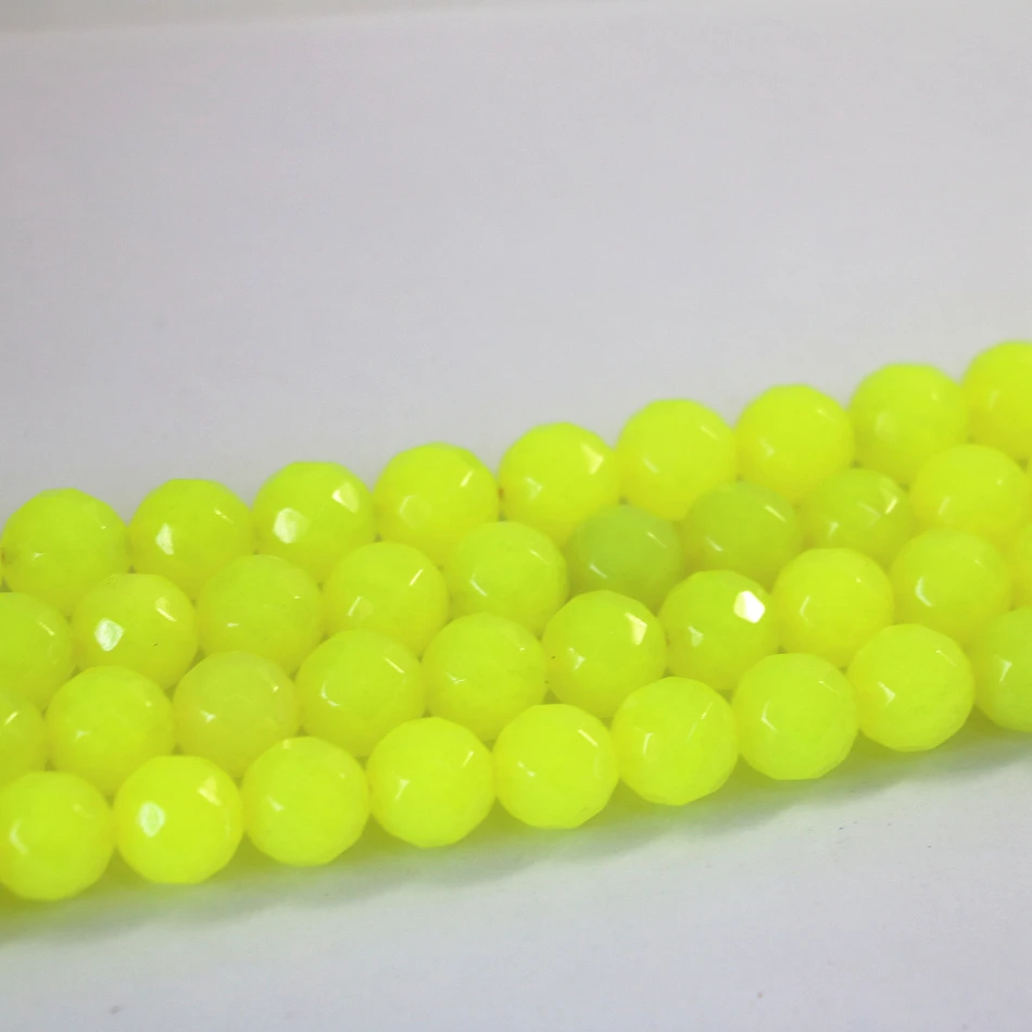 Амулеты лимон натуральный окрашенный каменный халцедонский нефрит 4 мм 6 8 10 12