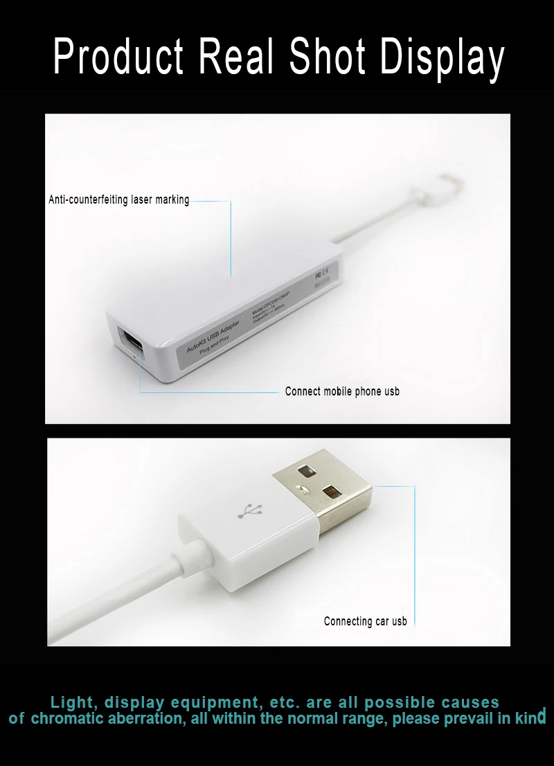 Carlinkit USB Smart Car Link Dongle для Android Auto/iPhone Carplay Mode HD 1080P дисплей/функция отправки сообщений