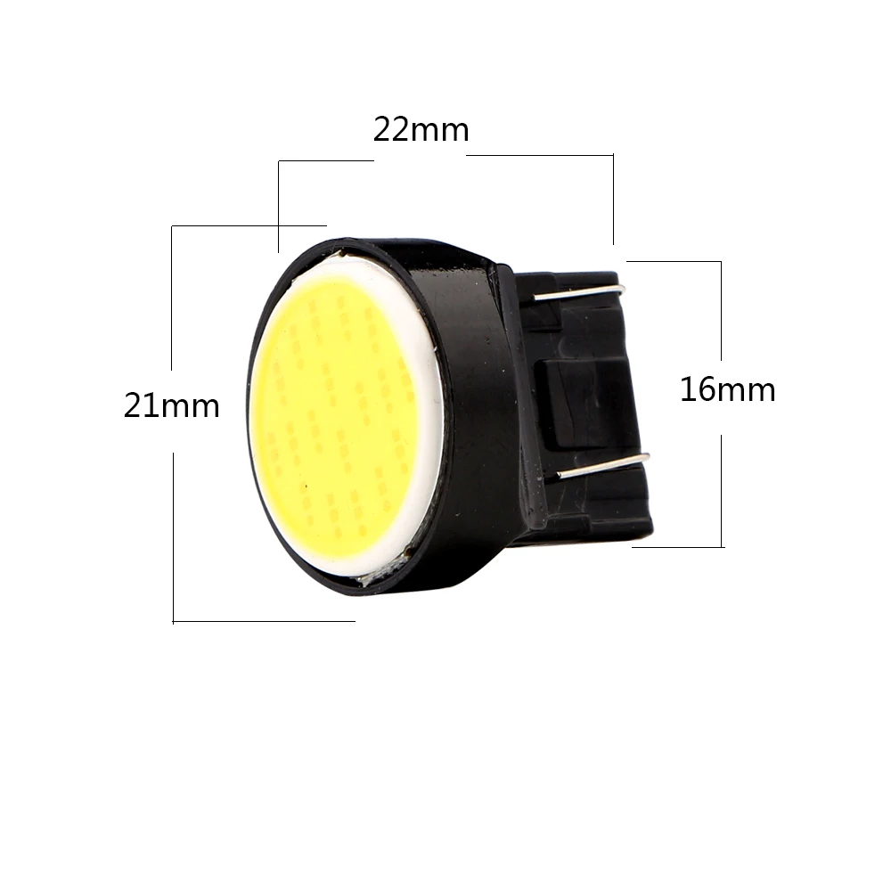 10/50 шт COB 18 SMD T20 7440 7443 светодиодный 180 лампа люмен Автомобильный источник света