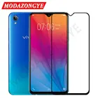 Защитное стекло для VIVO Y91C, полное покрытие, черная рамка