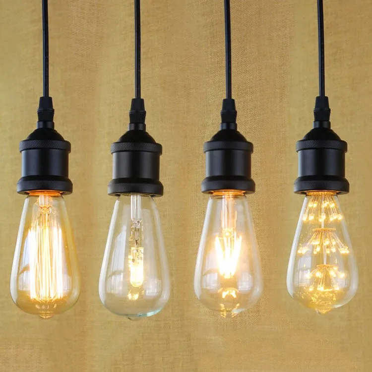 

IWHD LED Pendant Light Design Vintage Lamp Fixtures Style Loft Retro Industrial Pendant Lights Kitchen Suspension Luminaire