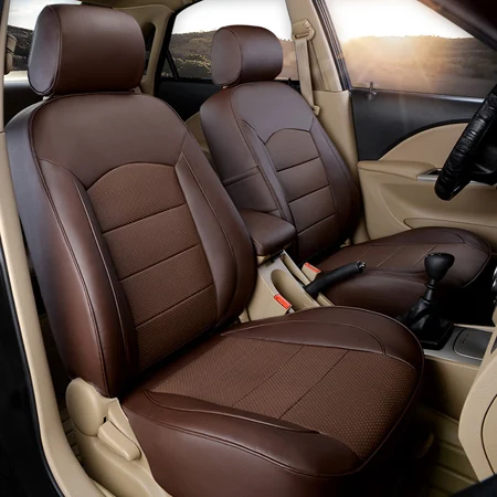 coffee Чехлы для автомобильных сидений carпортной для Honda Odyssey, Набор чехлов для автомобильных сидений, кожзам, чехлы для автомобилей, стильные сиденья, правые руки, привод, 23 шт - Color Name: coffee