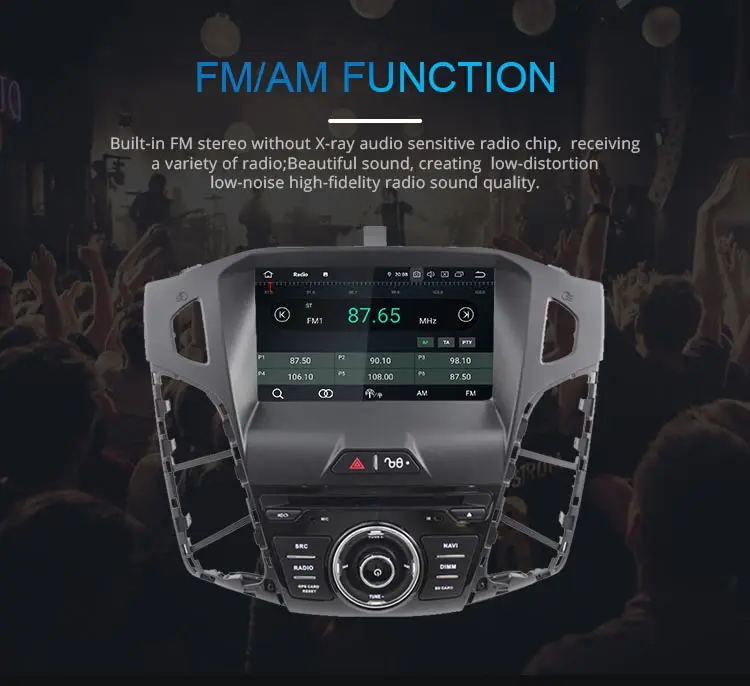 JDASTON Android 9,0 Автомобильный DVD плеер для Ford Focus 2011 2012 2013 WI-FI мультимедиа gps стерео 1Din автомобильное радио аудио авто видео
