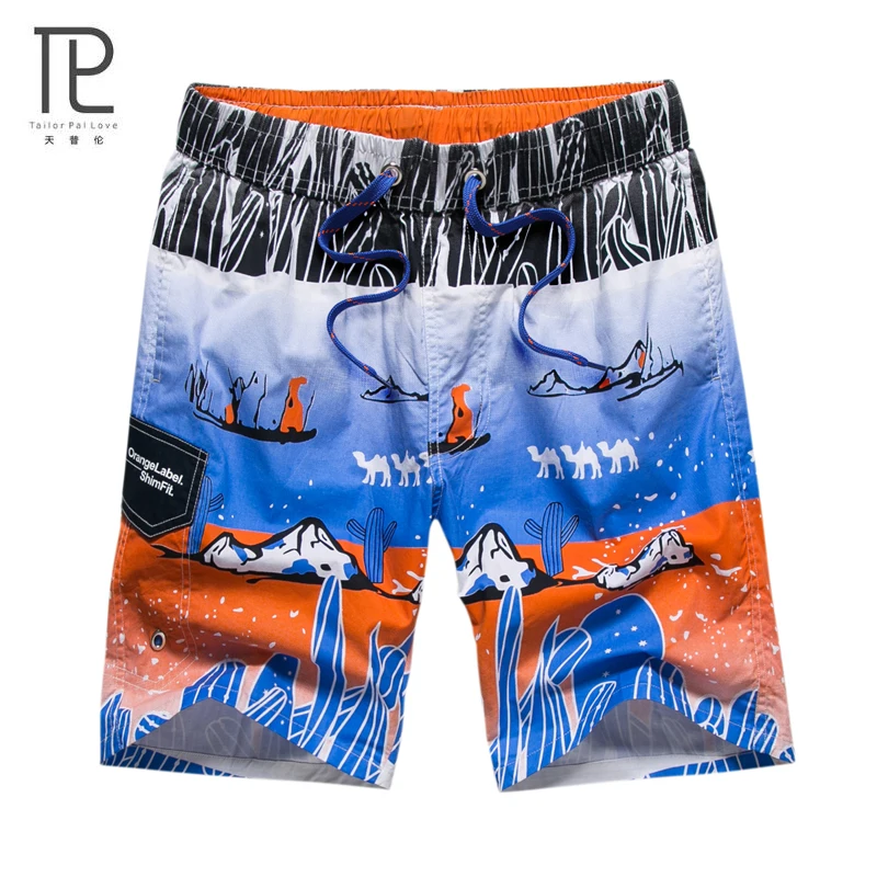

Tailor Pal Love HOT Quick Dry Shorts Men Brand Summer Cotton Beach Short Casual short masculino Shorts Men's Swimsuit Board #V0
