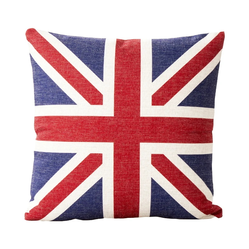 Юнион Джек Канада американский флаг наволочка для домашнего декора декоративная