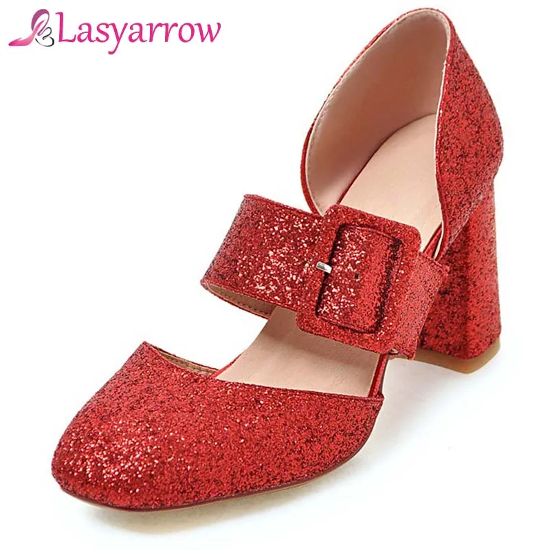 Женские туфли лодочки с квадратным носком на Высоком толстом каблуке|Женские