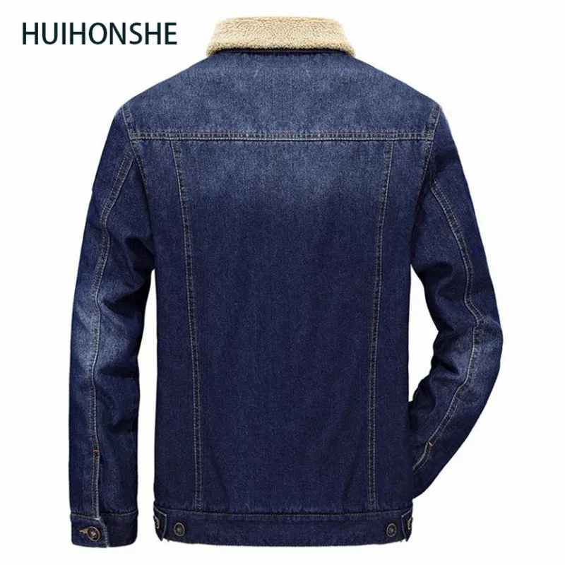 Новая зимняя хлопковая одежда для мужчин мужская джинсовая куртка европейский