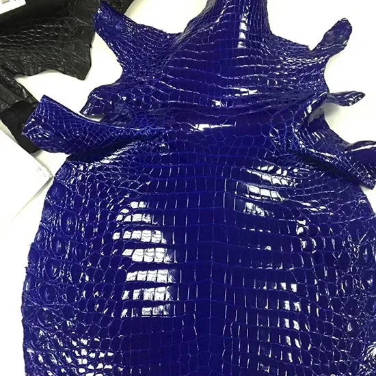 Blue Чехол из натуральной крокодиловой кожи для iPhone 6S 7 8 Plus X XS MAX XR, деловой чехол для телефона Duke Blue - Цвет: Blue