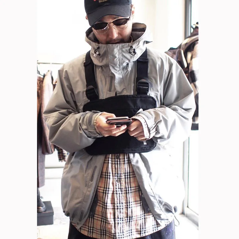 Аликс Черный Грудь Риг сумки хип хоп Уличная поясная сумка функциональная