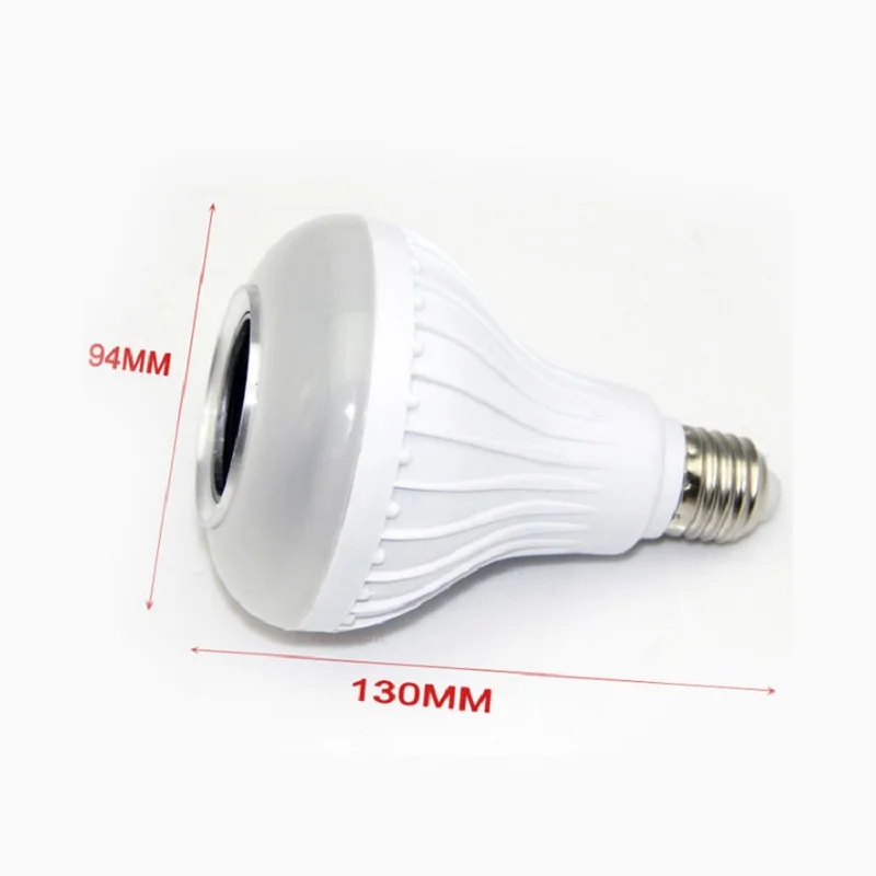 E27 bluetooth Музыка лампы led 12 Вт дистанционный пульт приглушить цвет rgbw накаливания