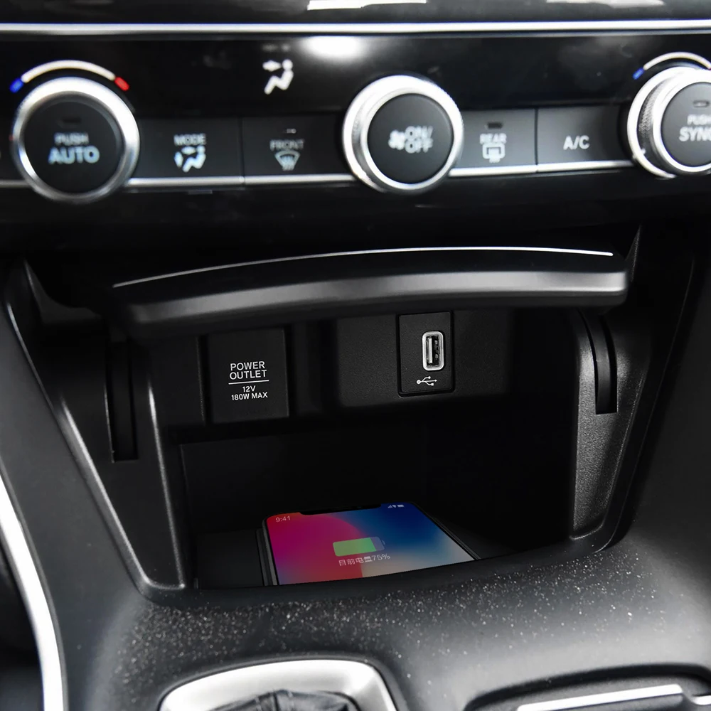 Беспроводное Автомобильное зарядное устройство Aotsr QI для Honda INSPIRE 2019