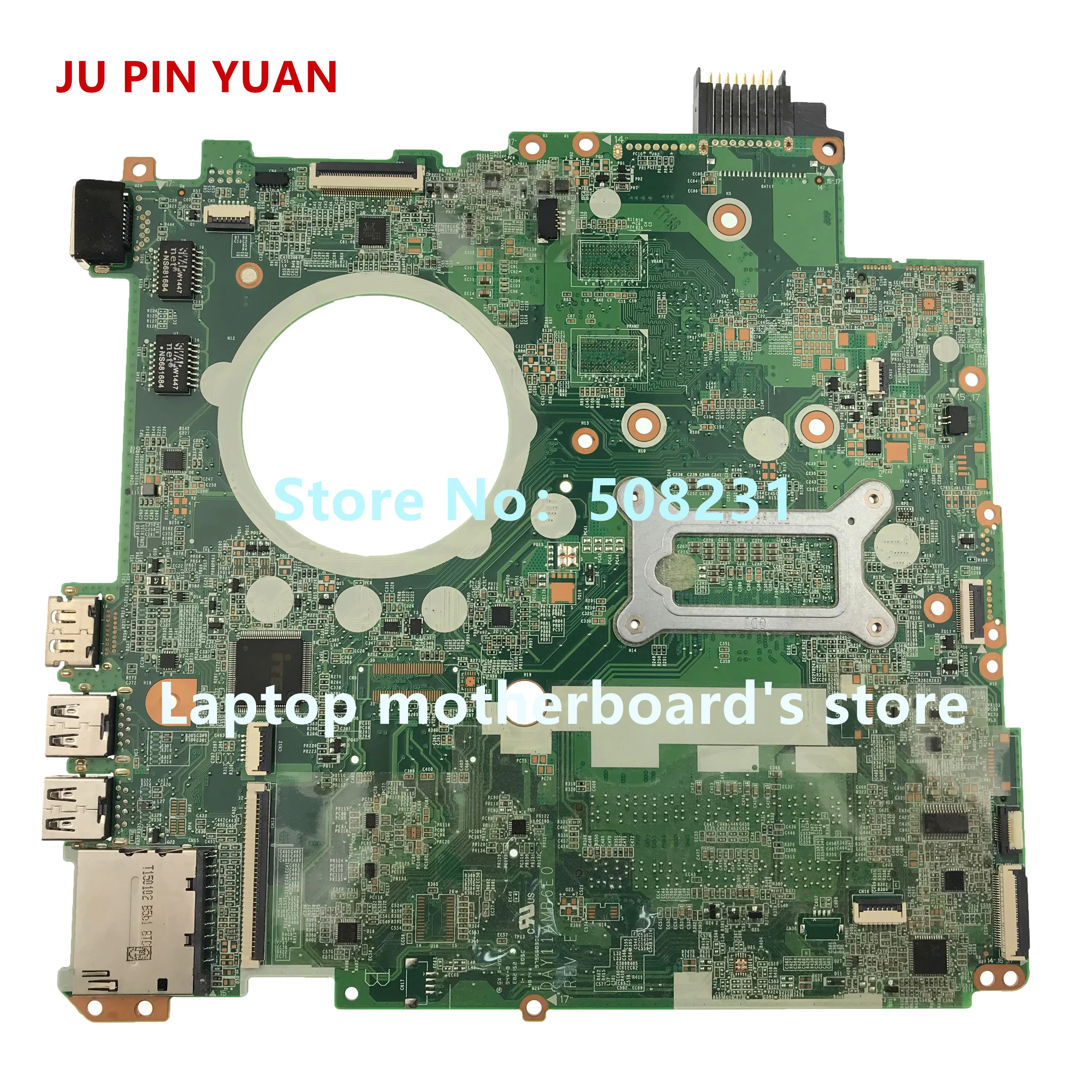Ju pin yuan 915468-601 915468-001 аккумулятор большой емкости DAG37DMBAD0 материнская плата для ноутбука для женщин, hp ноутбук 17-W 17-AB Тетрадь ПК 1050 2 Гб i5-7300