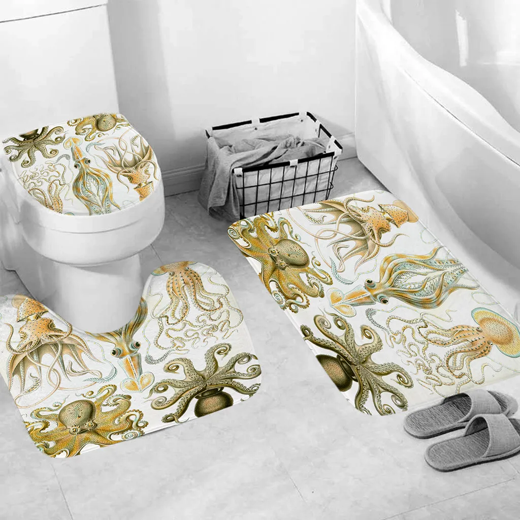 3 шт./компл. домашний нескользящий флисовый напольный ковер из пены с эффектом