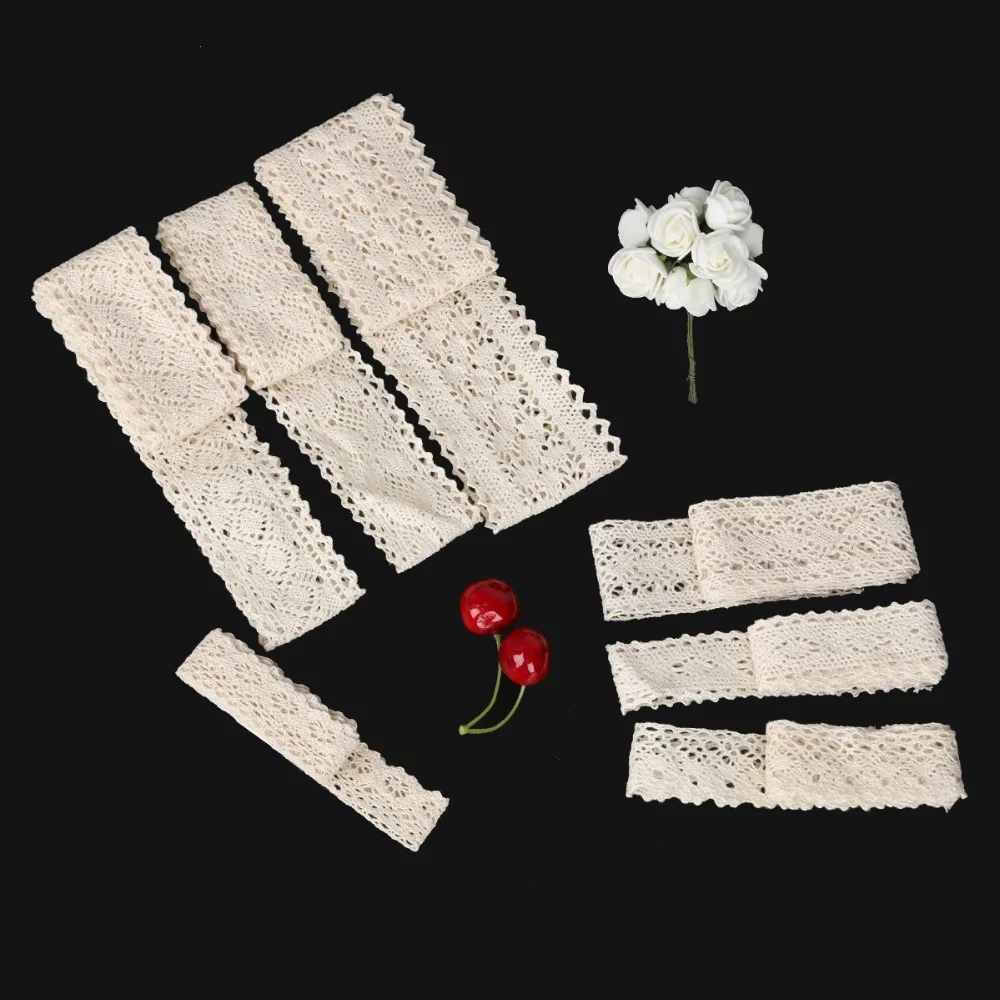 10 ярдов/партия хлопковая кружевная ткань|lace diy|cotton lace fabriclace fabric |