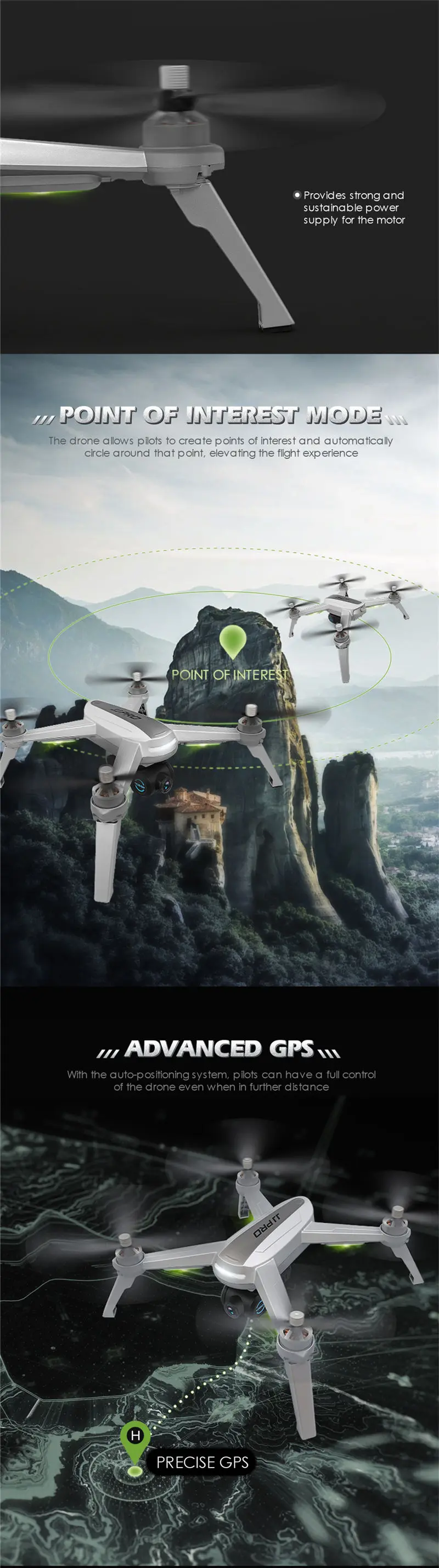 Новейший Радиоуправляемый Дрон Квадрокоптер JJPRO X5 5G gps wifi FPV с HD камерой 1080 P, максимальная емкость, высота полета 18 минут