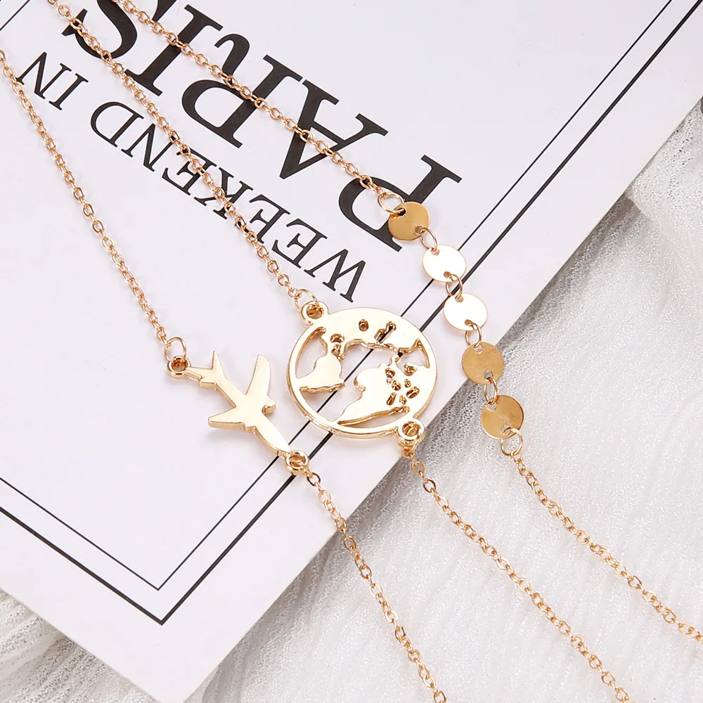 Комплект браслетов золотого цвета 3 шт./компл. амулетные браслеты с блестками и