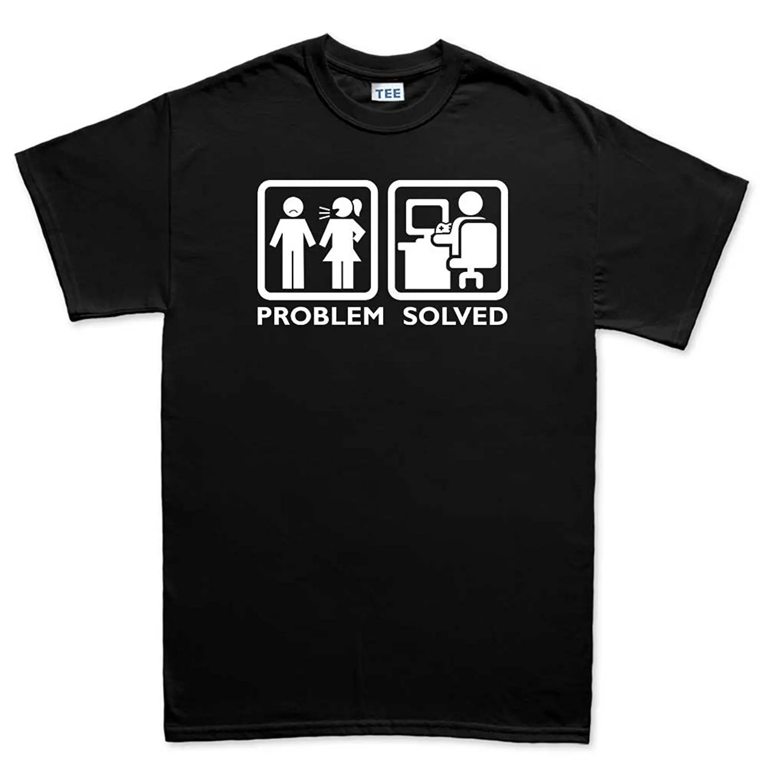 Customised_Perfection мужские проблема решается ПК Computennr мастер Nerd забавная Футболка