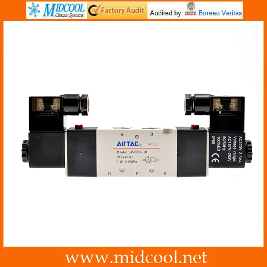 Оригинальный AirTAC Электромагнитный клапан 4V320-10 4V300 Серии (5/2 way 5/3 way) | Обустройство