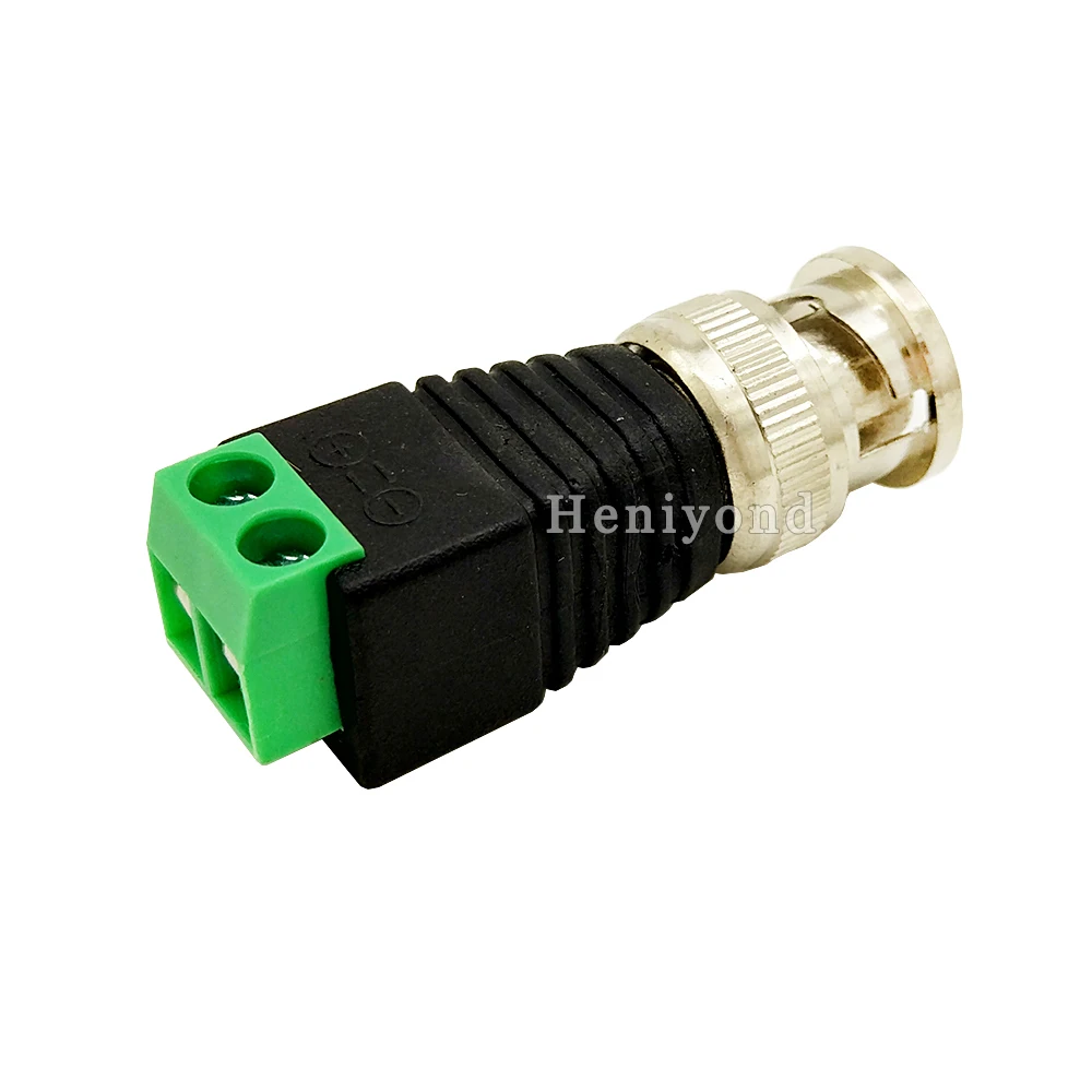 10 шт. BNC Штекерный разъем Коаксиальный CAT5 для камеры видеонаблюдения UTP видео