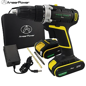 Bag two battery Warsley 21 в плюс литий-ионный аккумулятор Беспроводная электрическая дрель Беспроводная литиевая дрель молоток батарея шуруповерт мини bohrer - Цвет: Bag two battery