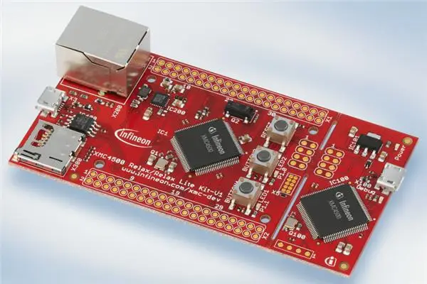 Макетные платы и наборы kit_xmc45_rex_v1 XMC4500 SP001018602-ARM недорогой Dev Brd для XMC45 MCU w/Ethernet |