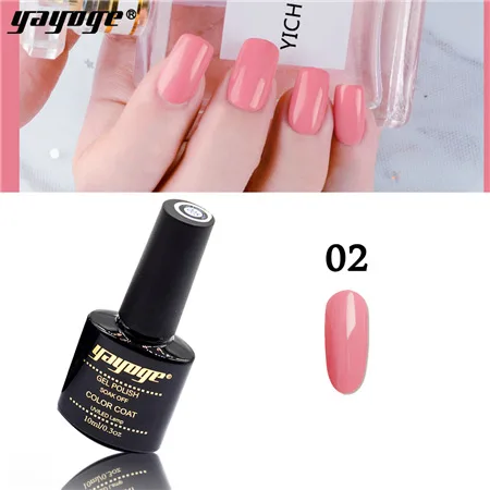 YAYOGE 108 цветов продукт Гель-лак 10 мл/0,3 унций УФ-гель лак все для ногтей верхнее покрытие УФ-светодиодный гель долговечный гель для нейл-арта - Цвет: Bean paste 2
