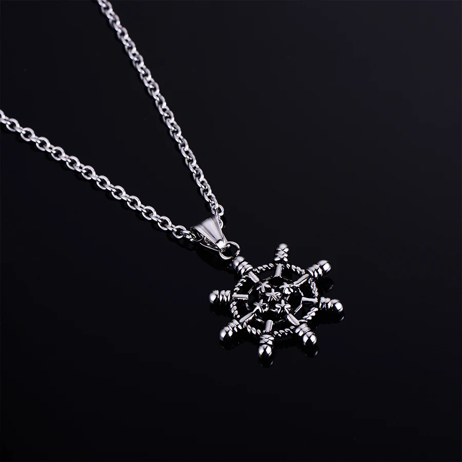 Модное ожерелье HOBBORN с подвесками в виде цветов женское из нержавеющей стали