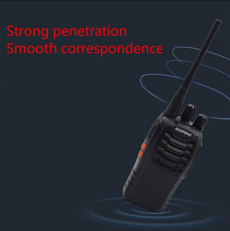 4 шт. BAOFENG BF-888S рация UHF Ham радио приемопередатчик портативный любительский радиопередатчик портативный BF888S охотничья рация 888 S