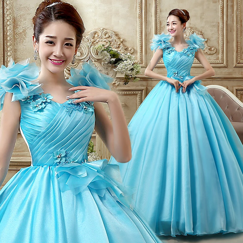 Бальное платье в стиле Quinceanera темно синего цвета с жакетом на шнуровке|Платья