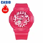 Часы Casio BABY-G Женские кварцевые спортивные часы модные тенденции неоновые огни двойной дисплей водонепроницаемый baby g Часы  BGA-130