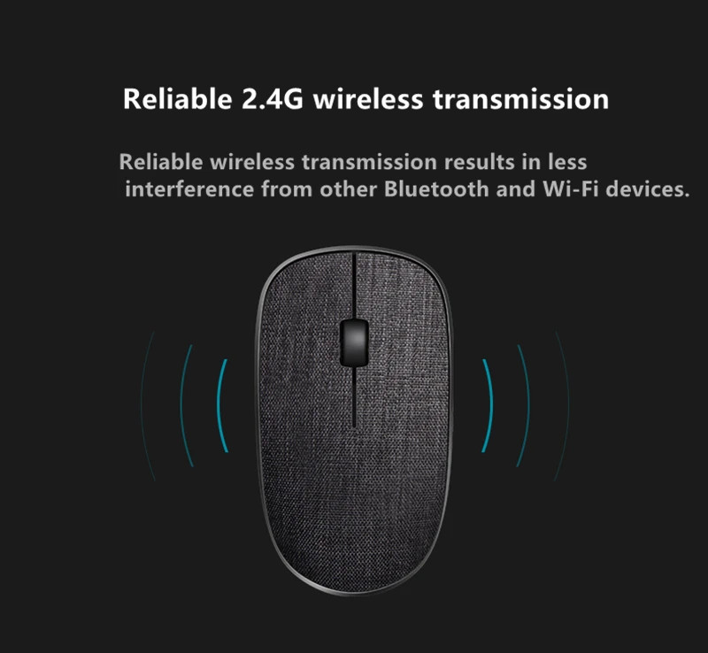 Новинка Rapoo 3500Pro тканевая оптическая беспроводная мышь USB Игровые мыши с мягкой тканевой крышкой Супер тонкий портативный для ноутбука компьютера