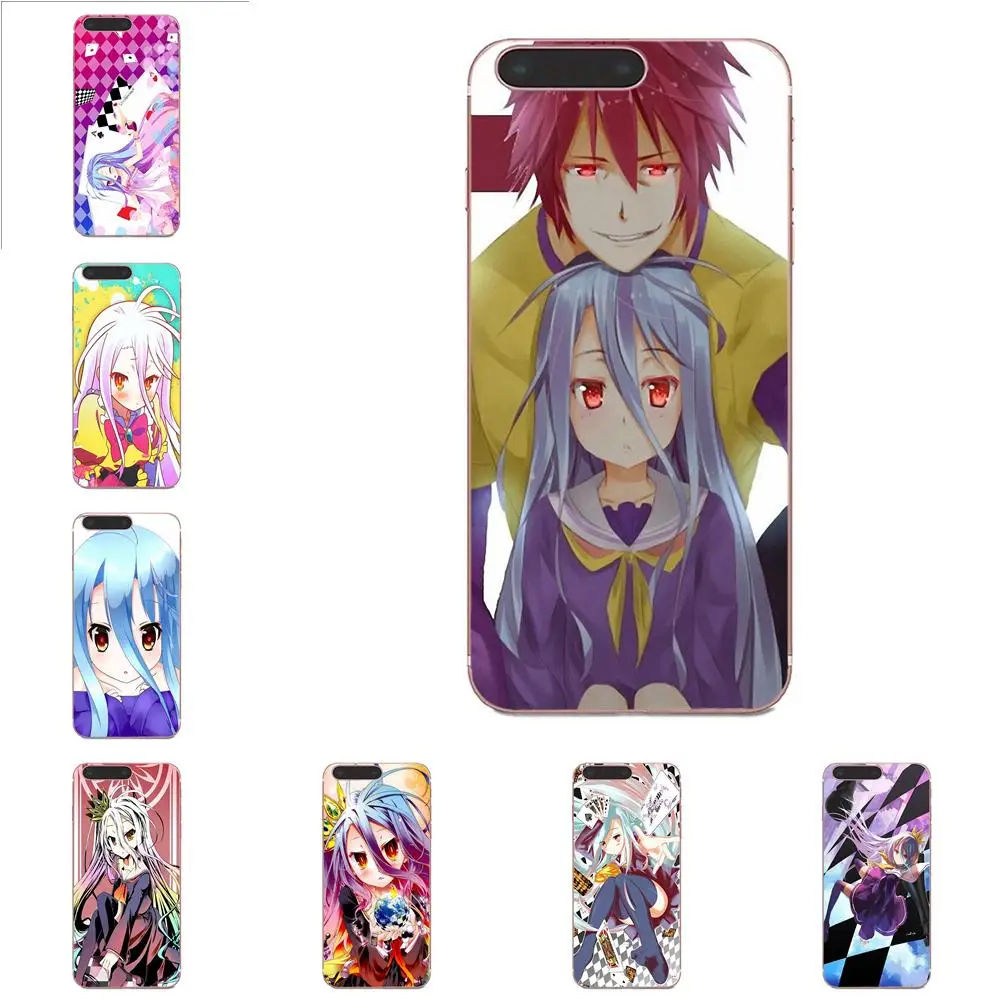 Мультфильм нет игры жизни Shiro для Galaxy A3 A5 A7 On5 On7 2015 2016 2017 Grand Alpha G850 Core2 Prime S2 I9082 ТПУ